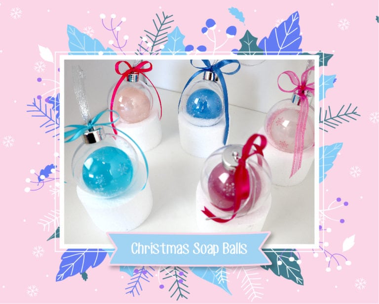 Frozen Christmas: DIY Soap Balls