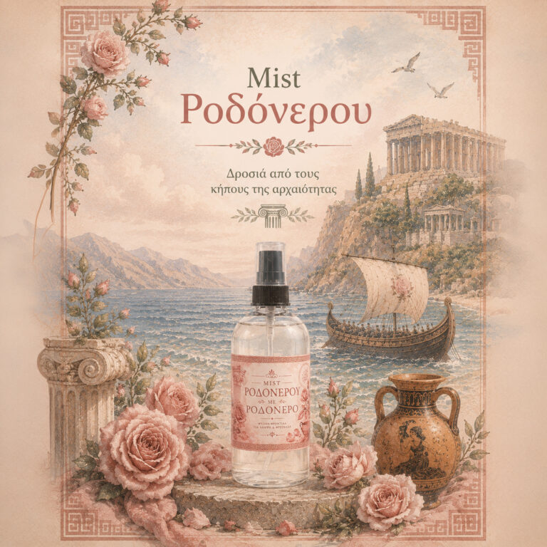 Mist Προσώπου με Ροδόνερο – Η δροσιά των ρόδων σε μια αρχαία τελετουργία ομορφιάς